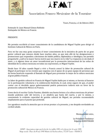Association Franco-Mexicaine de la Touraine